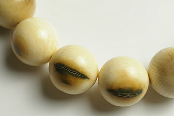 12mmマンモス化石ブレス(黒目)