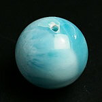 14mmラリマー粒売りビーズ　ファイナルグレード