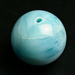 14mmラリマー粒売りビーズ　ファイナルグレード