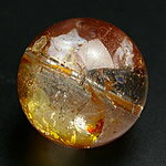 ファイナルグレード！21mm天然オーラクォーツ粒売りビーズ　ブラジル産