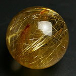 16mm玉　タイチンルチル25Aグレード　粒売りビーズ