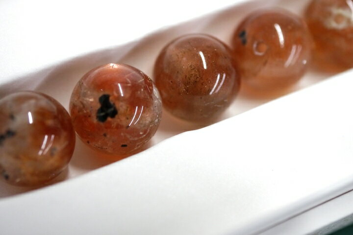 12mmサンストーン極上粒売りビーズ