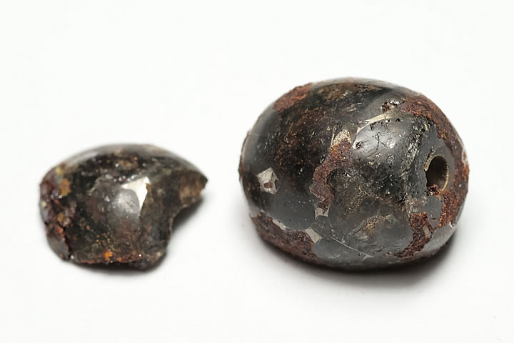 特大サイズ 約14mmパラサイト粒売りビーズ ケニア産 現品販売 訳あり品