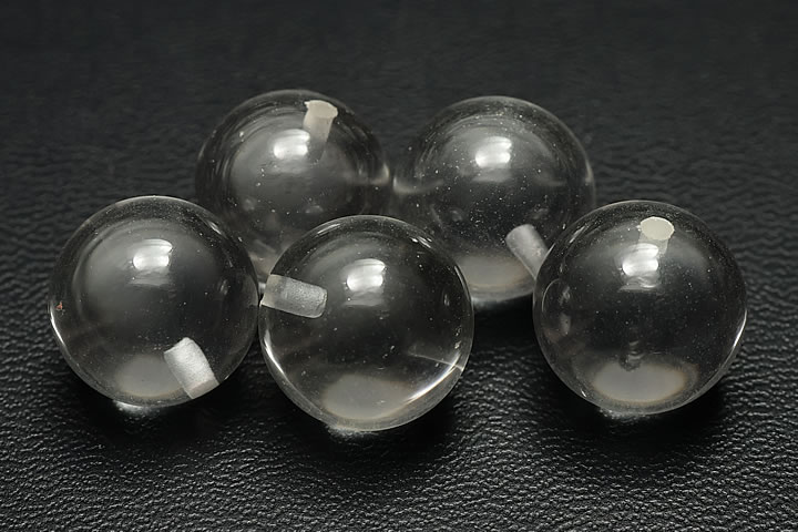 Rakuten - 12mm 水晶 片穴ビーズ 粒売り