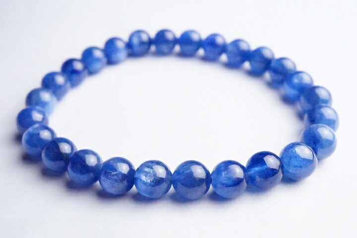 7mmカイヤナイトブレスレット ファイナルグレード+++ ブラジル産