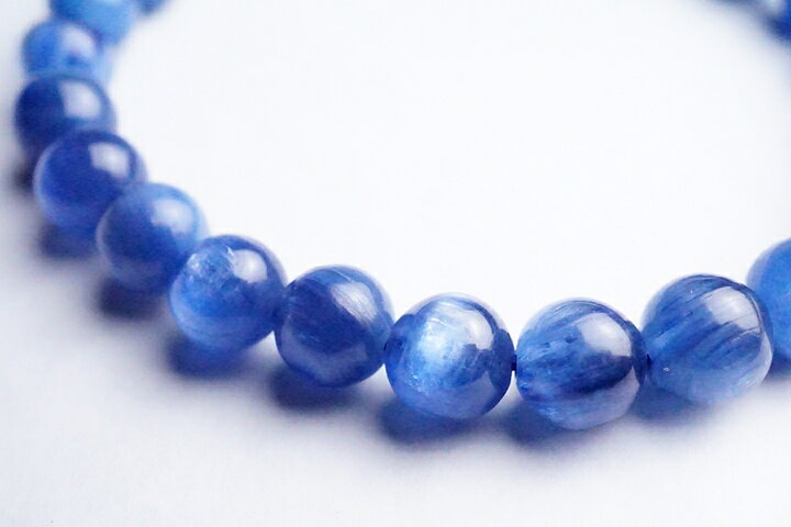 7mmカイヤナイトブレスレット ファイナルグレード+++ ブラジル産