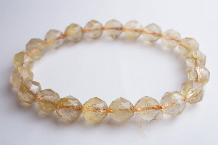 9mmルチルスターカットブレスレット　プレミアムグレード