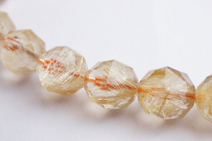 9mmルチルスターカットブレスレット　プレミアムグレード