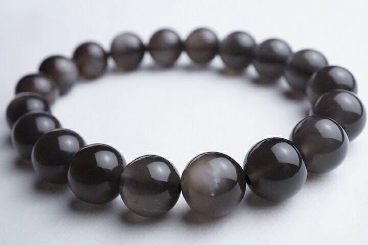 10mmブラックスタームーンストーンブレスレット