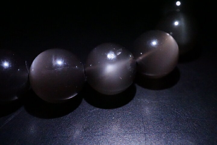 10mmブラックスタームーンストーンブレスレット