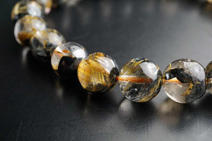 8.5mmキャッツアイ太陽ルチルブレスレット　ファイナルグレード