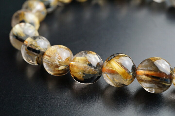 8mmキャッツアイ太陽ルチルブレスレット　ファイナルグレード