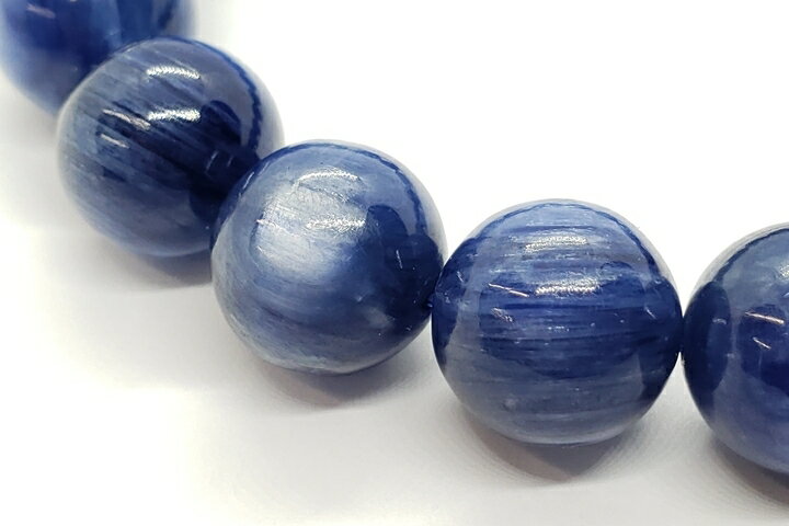 12mmカイヤナイトブレスレット ファイナルグレード+++ ブラジル産