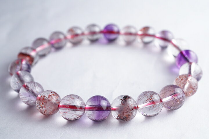 8.5mm4Aエスピリット・サント産マルチカラーエレスチャルスーパーセブンブレス