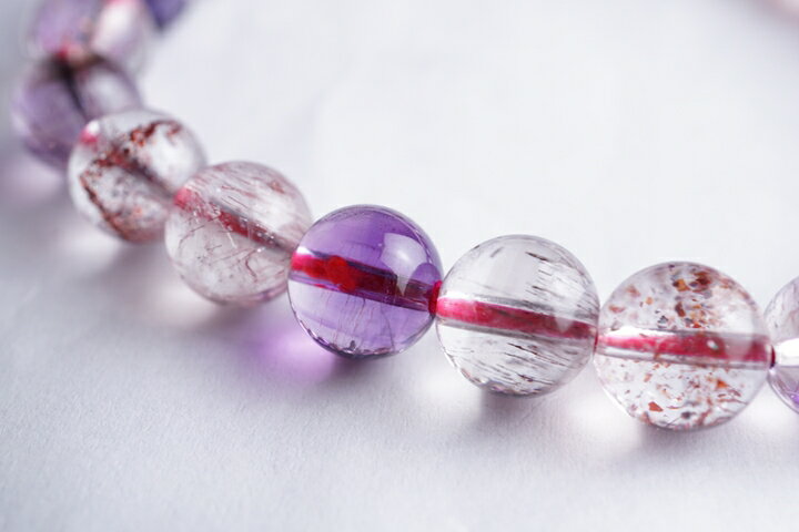 8.5mm4Aエスピリット・サント産マルチカラーエレスチャルスーパーセブンブレス