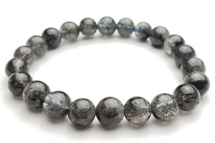 8.5mmリアルブラックブルールチルブレスレット ファイナルグレード