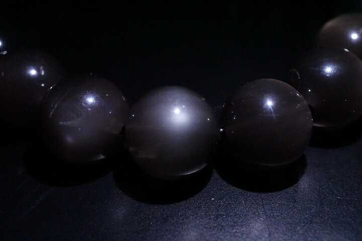 10mmブラックスタームーンストーンブレスレット