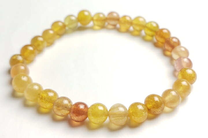 7mmイエローサファイアブレスレット　宝石質グレード++　アフリカ産