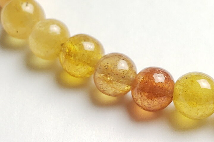 7mmイエローサファイアブレスレット　宝石質グレード++　アフリカ産