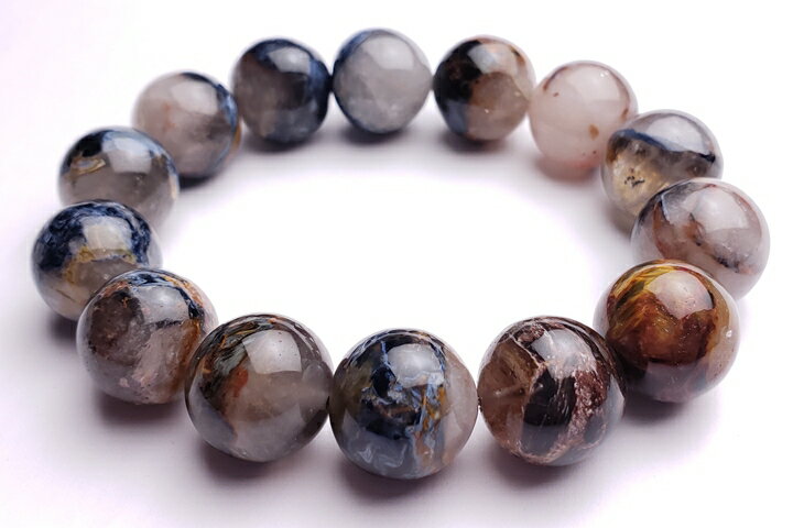 16mmブルーピーターサイトシリカブレスレットファイナルグレード 南アフ...