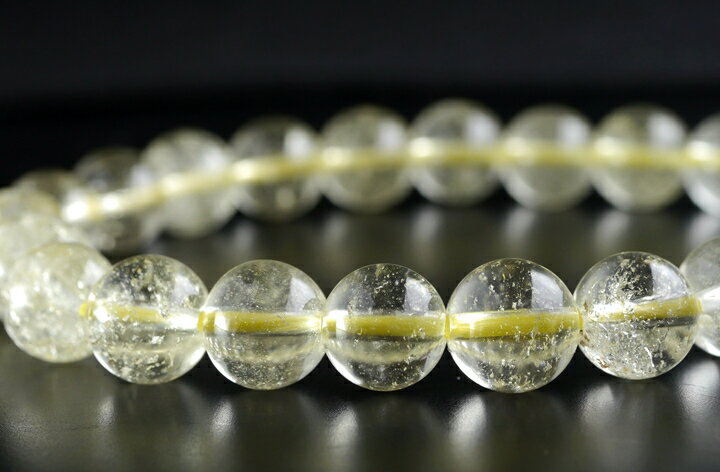 8mmリビアグラス(リビアングラス)ブレスレット　ファイナルグレード++　エジプト産