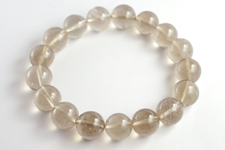 超レア品！12.5mm乙女水晶ブレスレットルチル入り