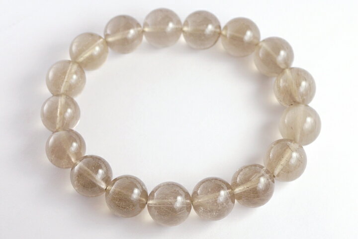 超レア品！12mm乙女水晶ブレスレットルチル入り