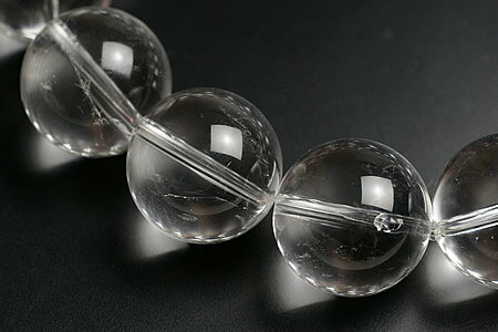 16mmアーカンソー州産水晶ブレスレット14玉