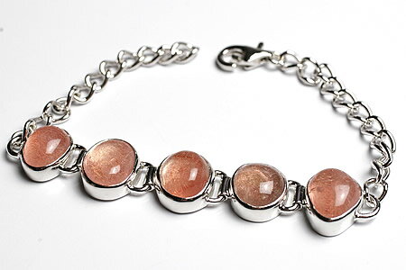 ストロベリークォーツバングルブレスレット(ロシア産)最高級品