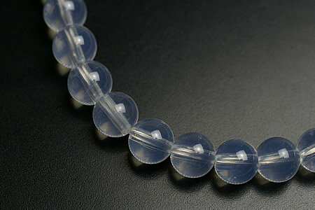 6mmヒマラヤムーンクォーツK2産ブレスレット28玉　ファイナルグレード