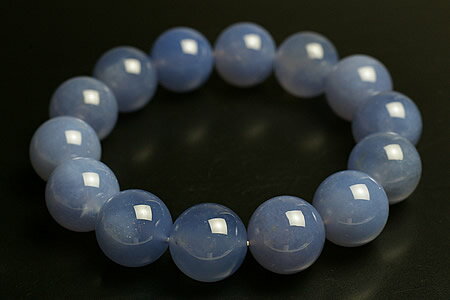 大玉！16mm5Aブルーカルセドニーブレス最高級