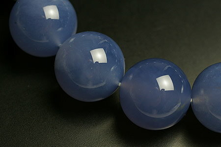 大玉！16mm5Aブルーカルセドニーブレス最高級