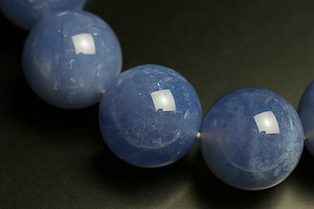 大玉！16mm5Aブルーカルセドニーブレス最高級