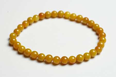 5mm天然イエローヒスイブレスレットファイナルグレード