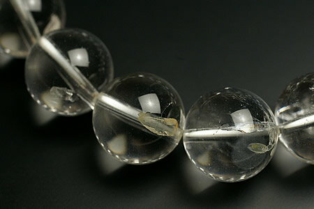 15mm貫入水晶ブレスレット高級品5Aグレード（クォーツインクォーツ）ブラジル産