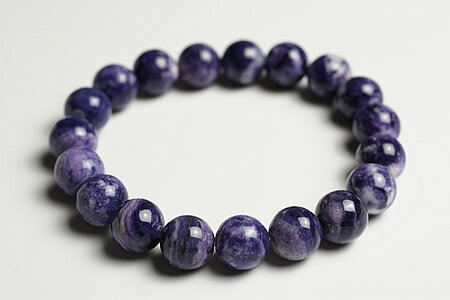 プレミアムグレード！10.5mmティファニーストーンブレスレット　アメリカ　ユタ州産