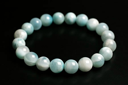 9.5mmアイスラリマーブレスレット　ファイナルグレード