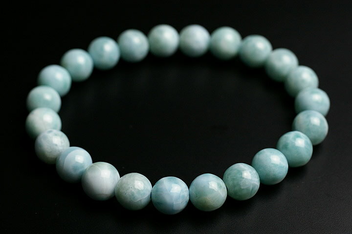 高品質2Aグレード 8mmラリマーブレスレット
