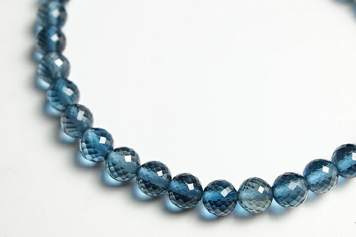 5.5mmロンドンブルートパーズカットブレス　宝石品質