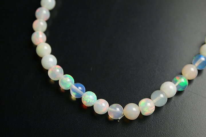 4mmエチオピアオパールブレスレット　プレミアムグレード