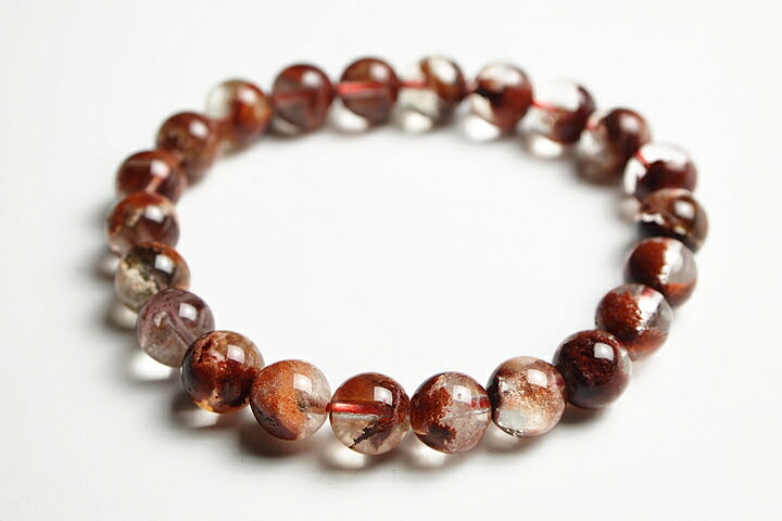 8.5mmレッドガーデンブレスレット最高級5A