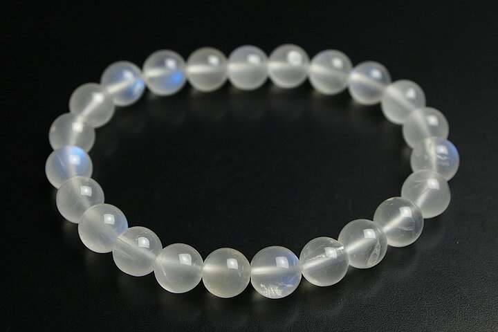 7.5mmロイヤルブルームーンストーンブレスレットプレミアムグレード