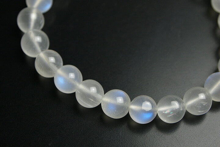 7.5mmロイヤルブルームーンストーンブレスレットプレミアムグレード
