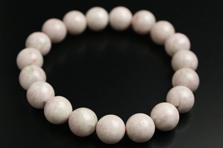 超レア品10mmピンク糸魚川翡翠(チューライト入り)ブレス プレミアム　原産地証明書付