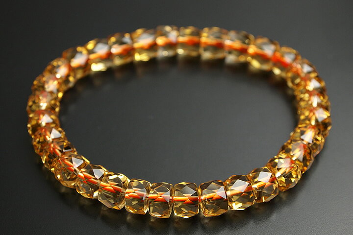 純天然シトリンカットブレス