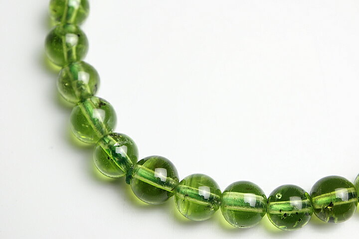 7mm高級品3Aペリドットブレスレット