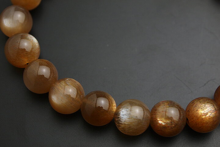 8.5mmサンストーン極上ブレス　ラメ入り