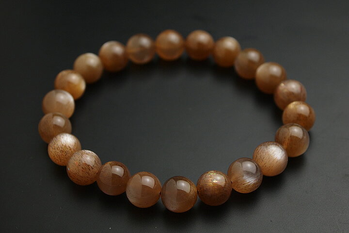 8mmサンストーン極上ブレス　ラメ入り