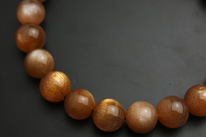 8mmサンストーン極上ブレス　ラメ入り