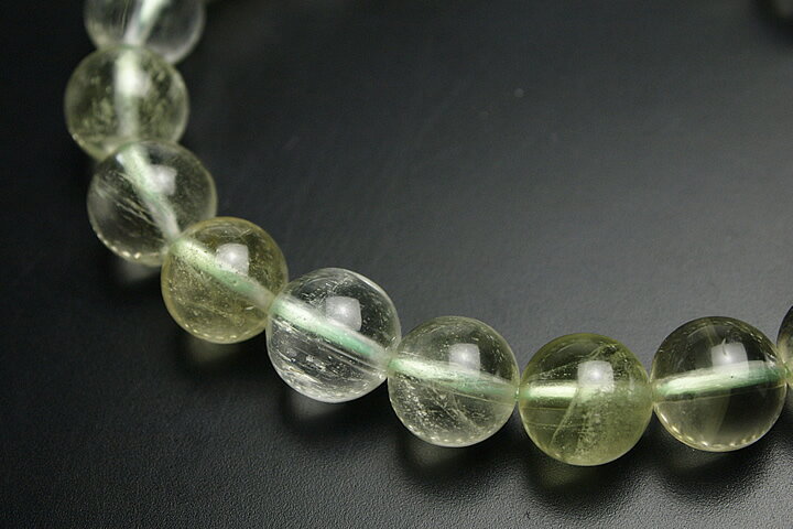 9mmグリーンクンツァイト(ヒデナイト)ブレスファイナルグレード＋＋